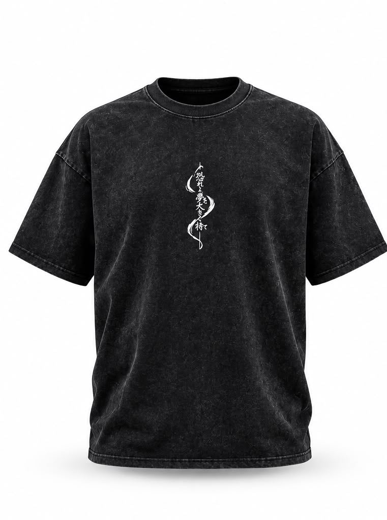 Japan Crane Acid Wash T-Shirt